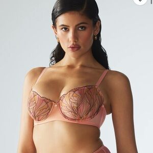 SAVAGE X FENTY Beneath The Surface Embroidered Unlined Balconette Bra